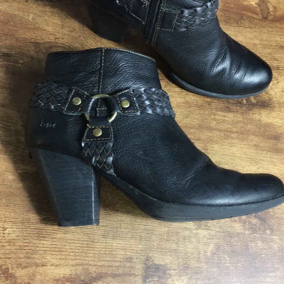 boc leather ankle boots